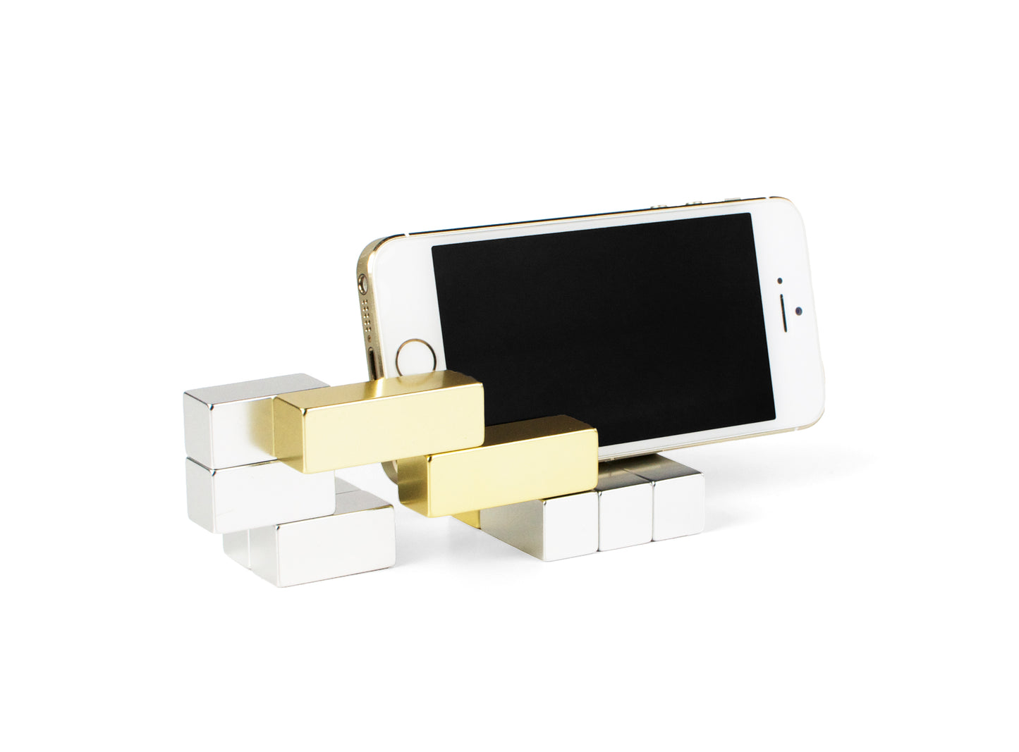 Playable ART Metal Cube - Gold-Silver