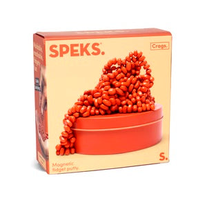 Crags - Magnetic Fidget Putty - Matte Coral (Orange)