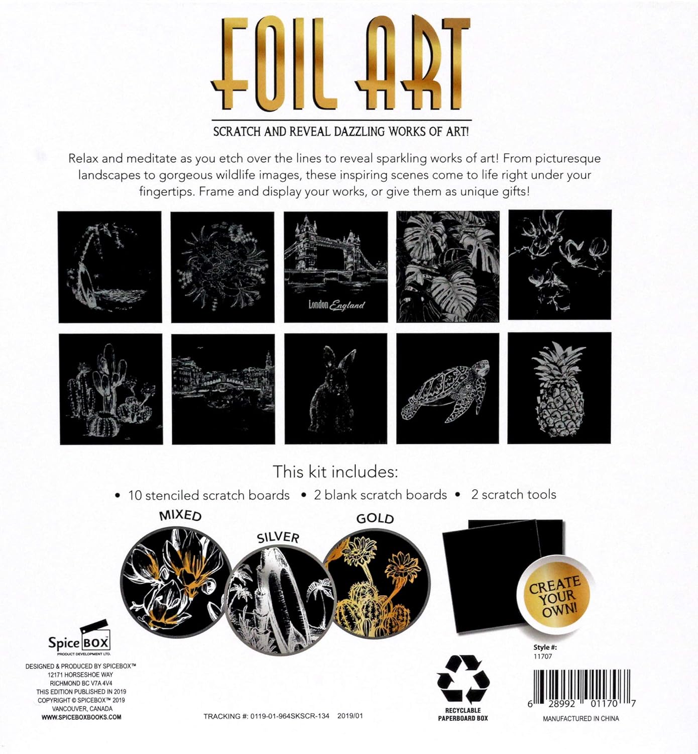 Spice Box - Foil Art