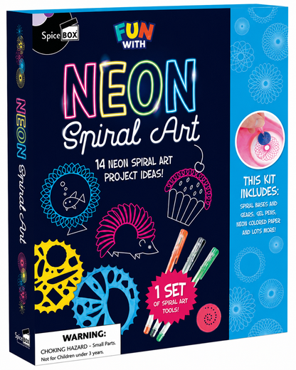 Spice Box - Neon Spiral Art
