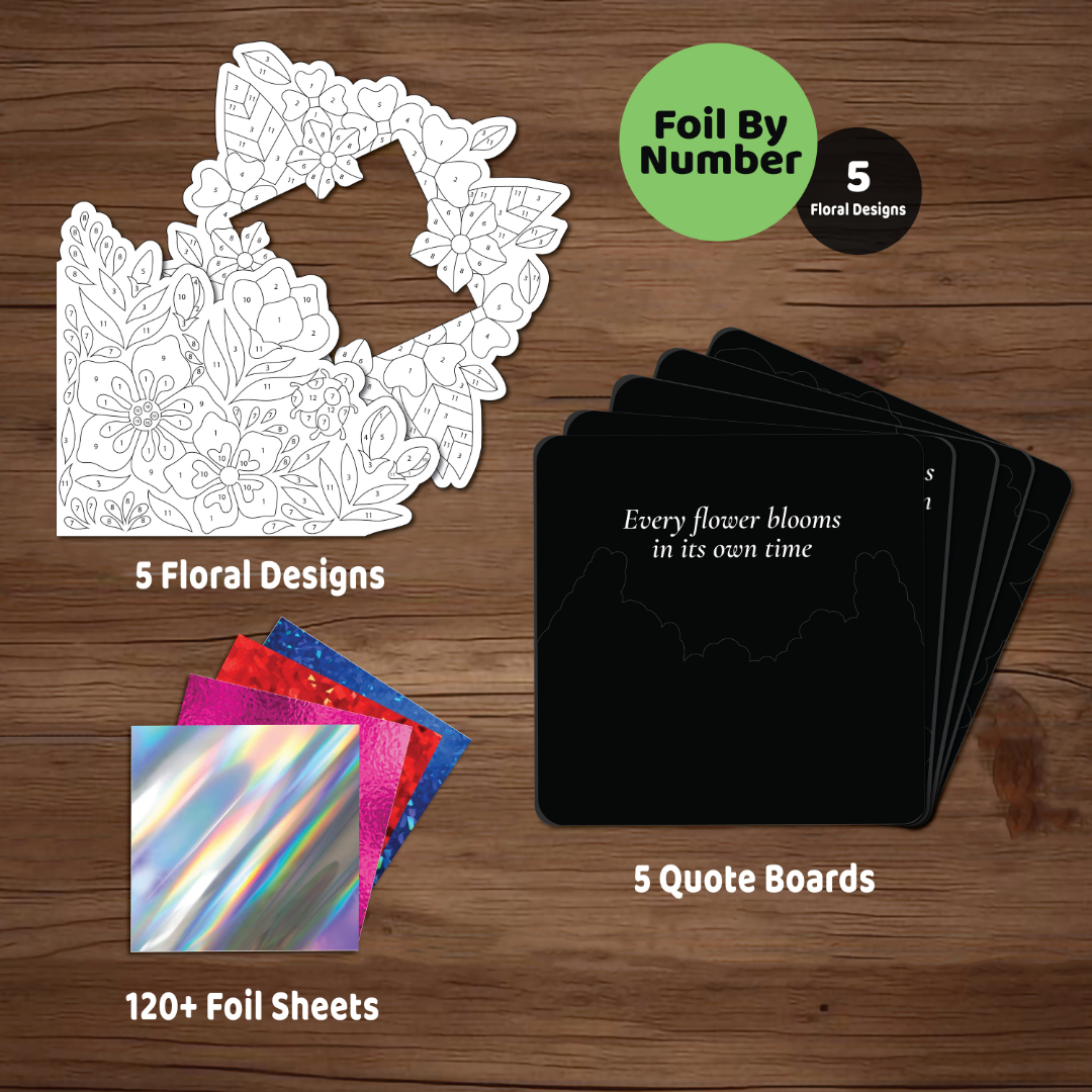 UW - Foil By Number - Floral Art