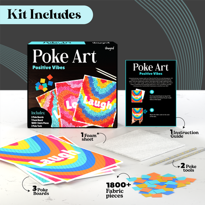 Unwynd – Kit Créatif Poke Art Positive Vibes