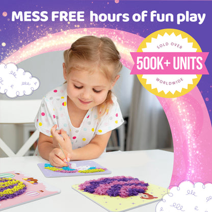 Poke Art Magical – Mess-Free Fabric Craft Kit for Kids
