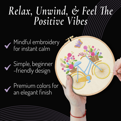 UW - Embroidery Art Floral Pack of 3