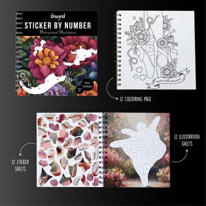 Unwynd – Kit de Broderie Couronne Florale pour Débutants