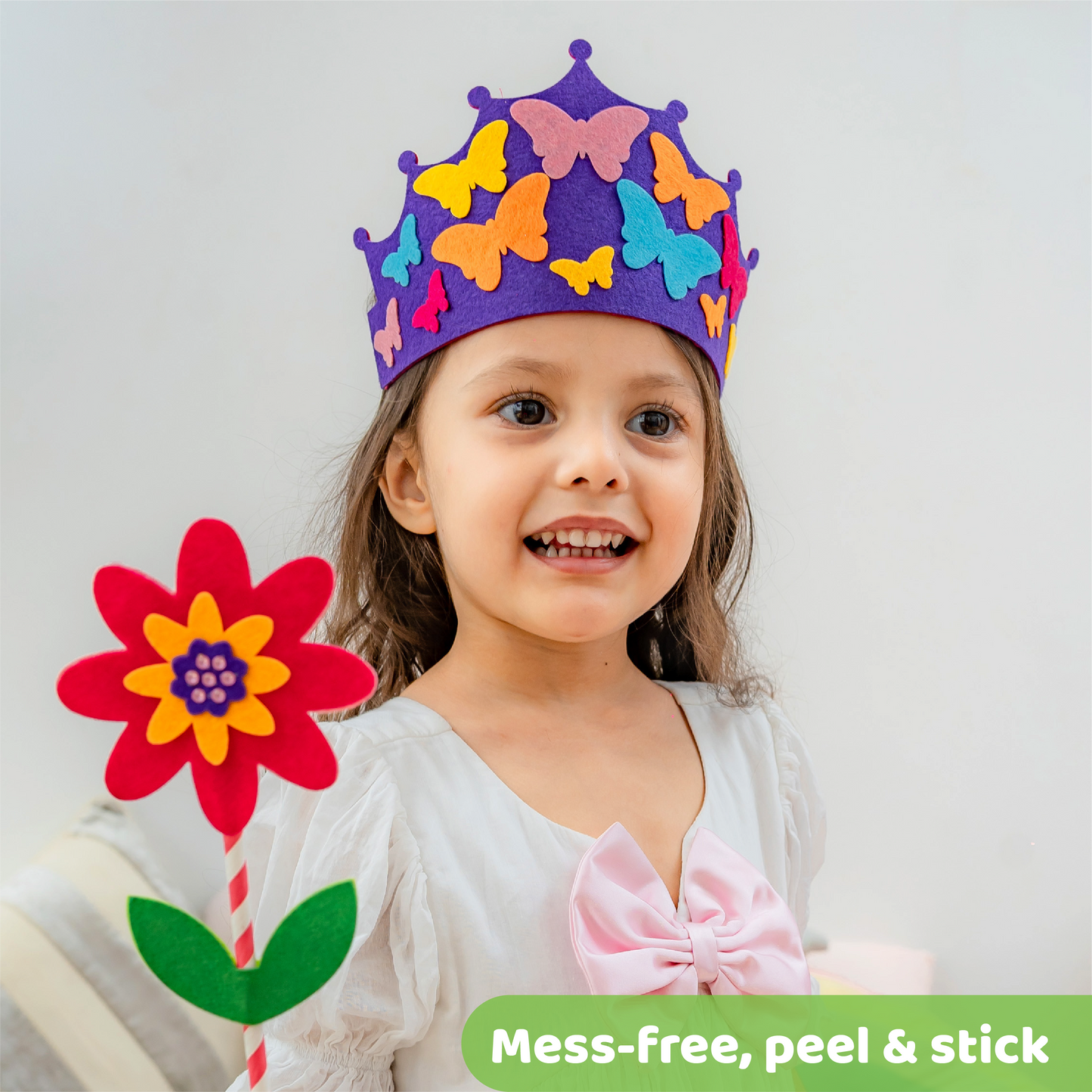 Junior All Things Butterfly – 3-in-1 Costume Craft Kit for Kids