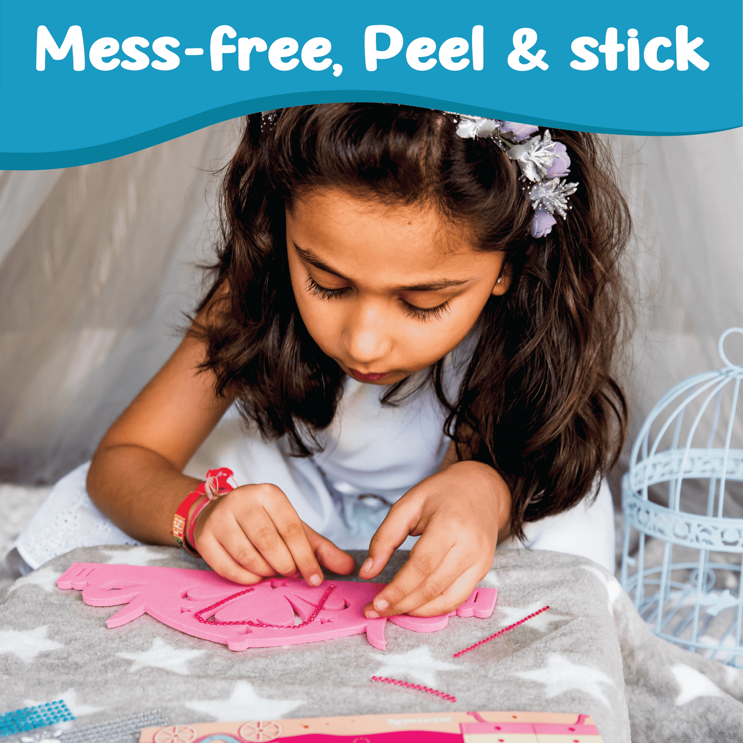 Junior All Things Princess – Kit Creativo de Disfraz 3 en 1 para Niños