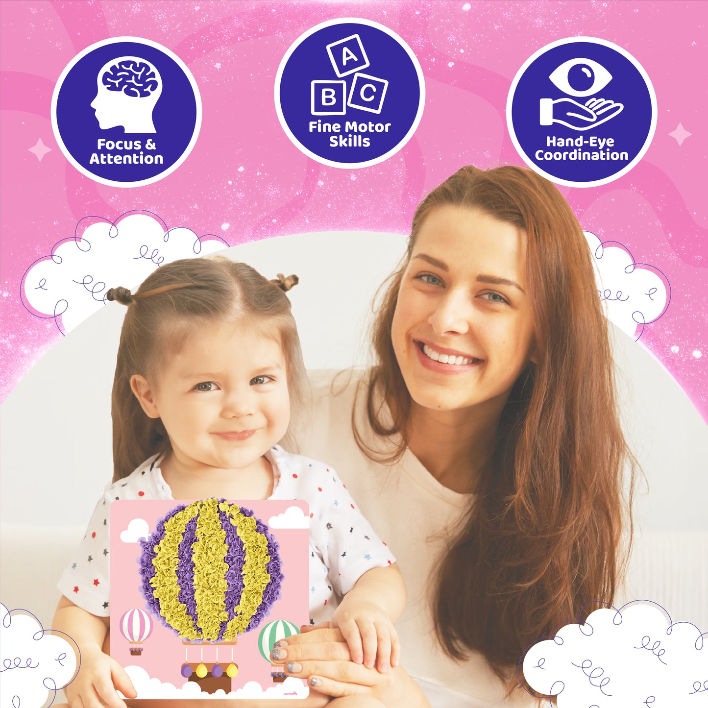 Poke Art Magical – Mess-Free Fabric Craft Kit for Kids