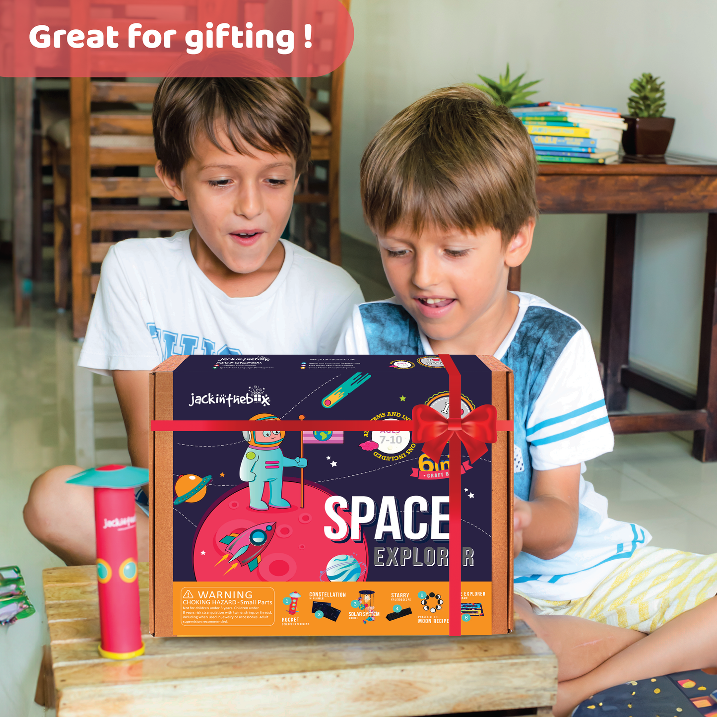 All Things Space – 6-in-1 STEM Craft Kit for Kids