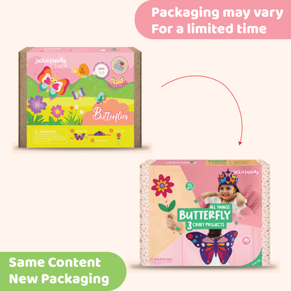 Junior All Things Butterfly – 3-in-1 Costume Craft Kit for Kids