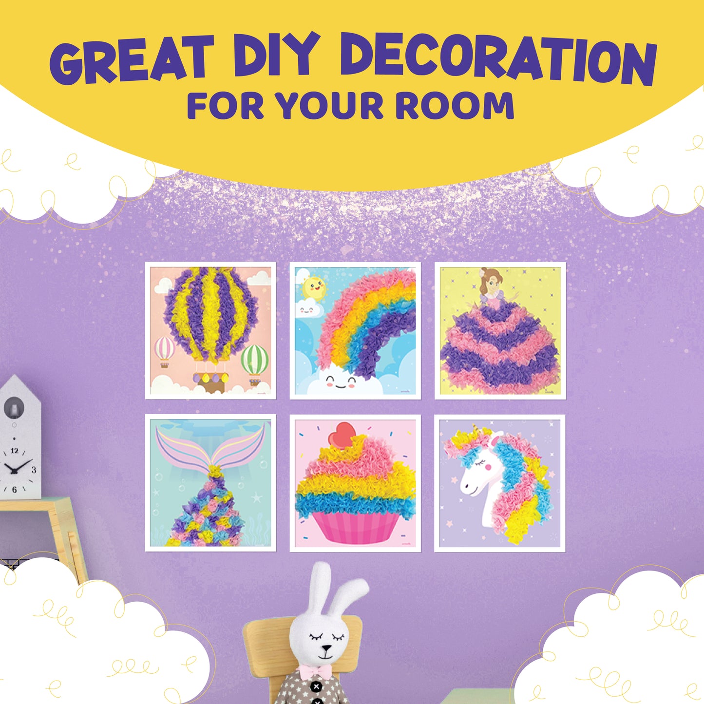 Poke Art Magical – Mess-Free Fabric Craft Kit for Kids