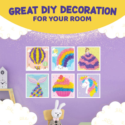 Poke Art Magical – Mess-Free Fabric Craft Kit for Kids