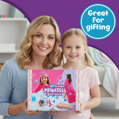 Junior All Things Princess – Kit Creativo de Disfraz 3 en 1 para Niños