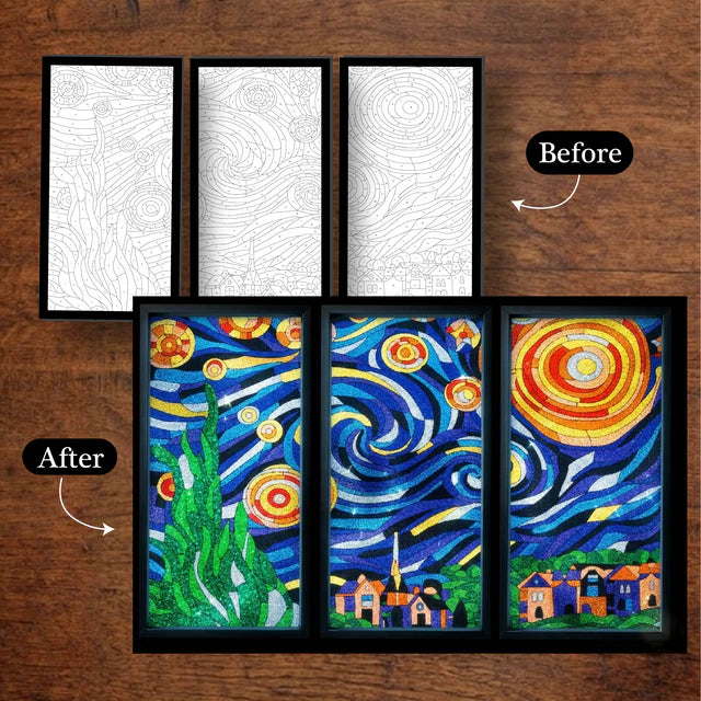 UW - Foil By Number Starry Night