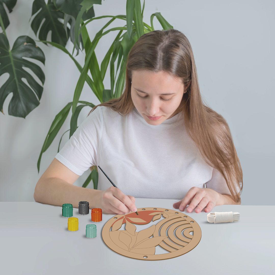 Unwynd – Boho Wall Art Paint & Knot Craft Kit