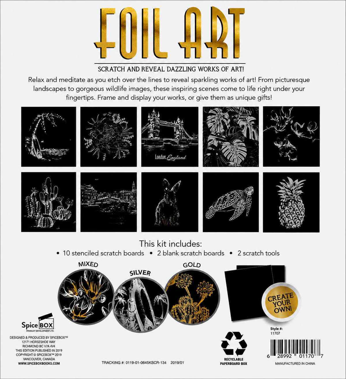 Spice Box - Foil Art
