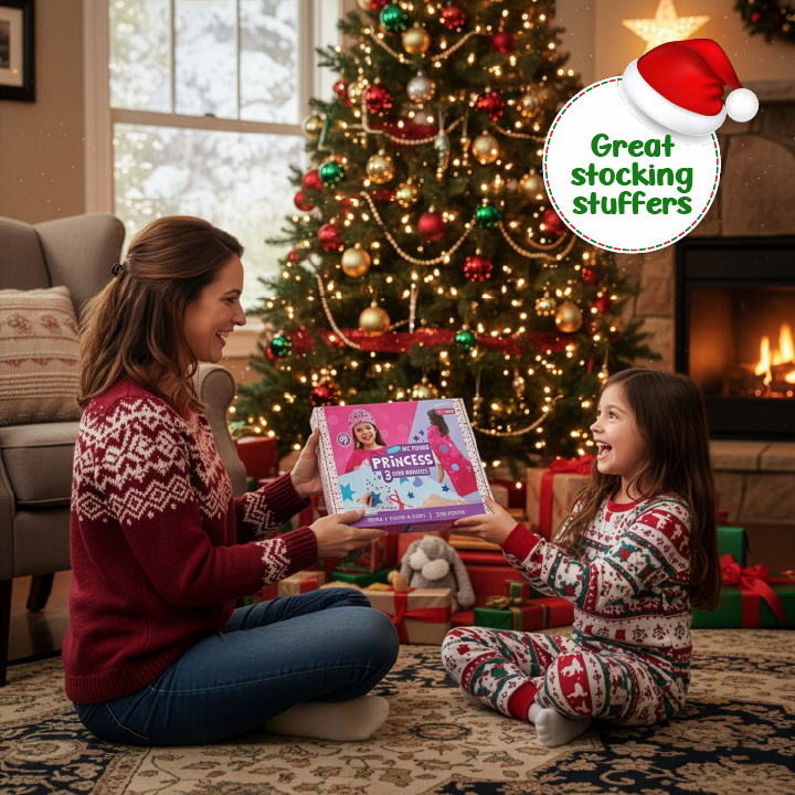 Junior All Things Princess – Kit Creativo de Disfraz 3 en 1 para Niños