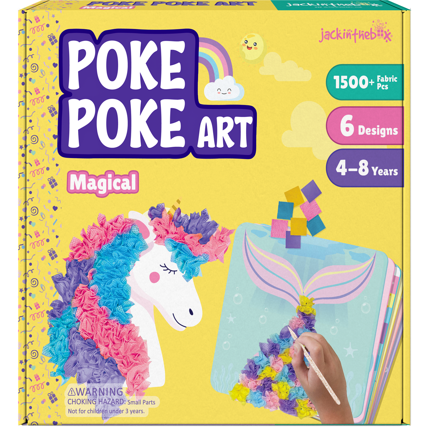 Poke Art Magical – Mess-Free Fabric Craft Kit for Kids