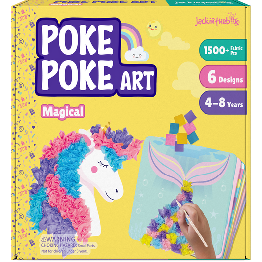 Poke Poke Art Magical – Kit Creativo de Tela sin Ensuciar para Niños