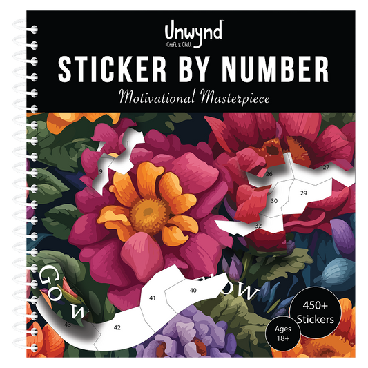 Unwynd – Kit de Bordado Corona Floral para Principiantes