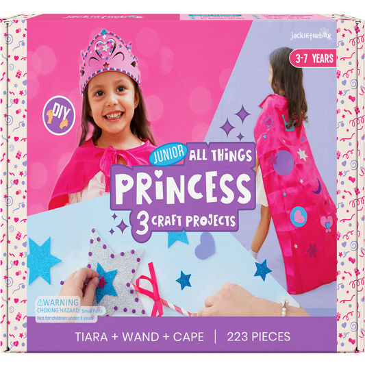Junior All Things Princess – Kit Creativo de Disfraz 3 en 1 para Niños