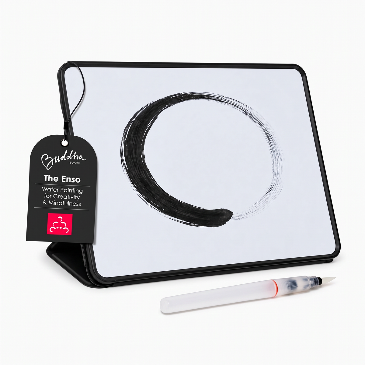 Enso sobre fondo blanco