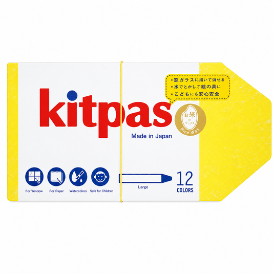 Kitpas Ceras Artísticas de Cera de Salvado de Arroz – 12 Colores Large