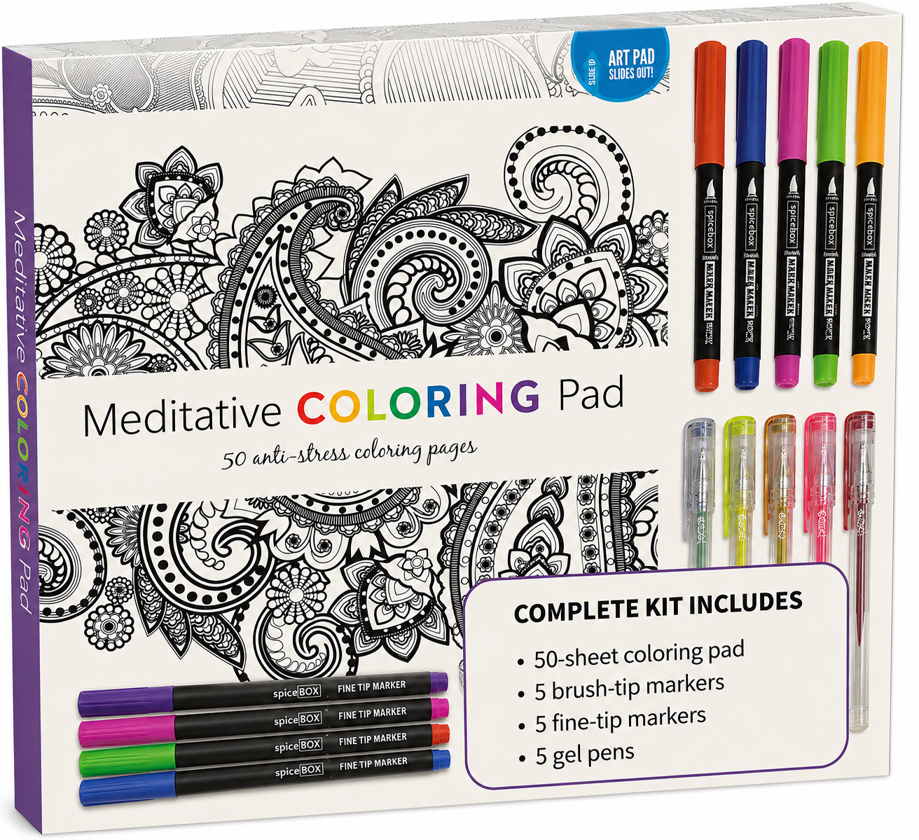 Spice Box - Meditative Coloring
