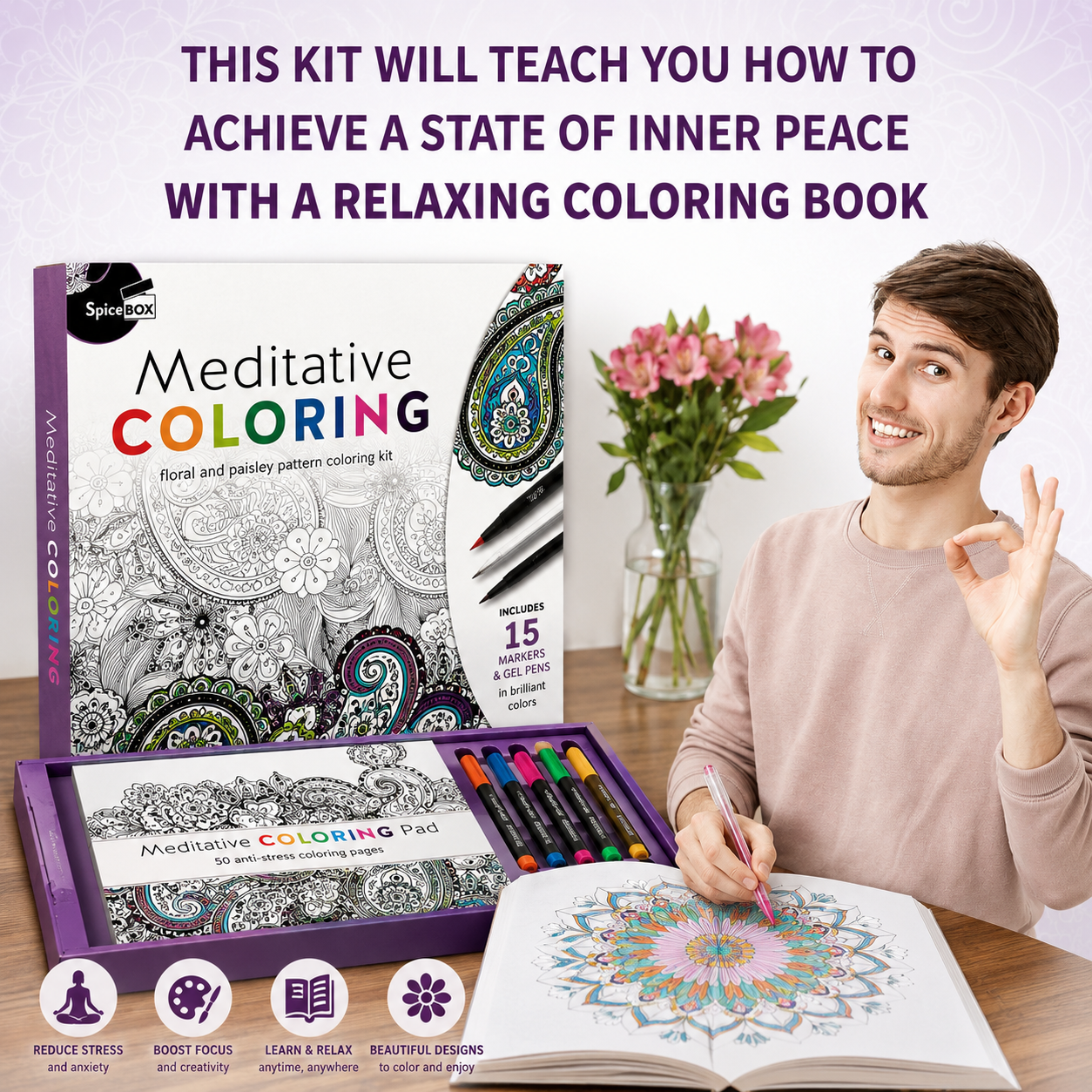 Spice Box - Meditative Coloring