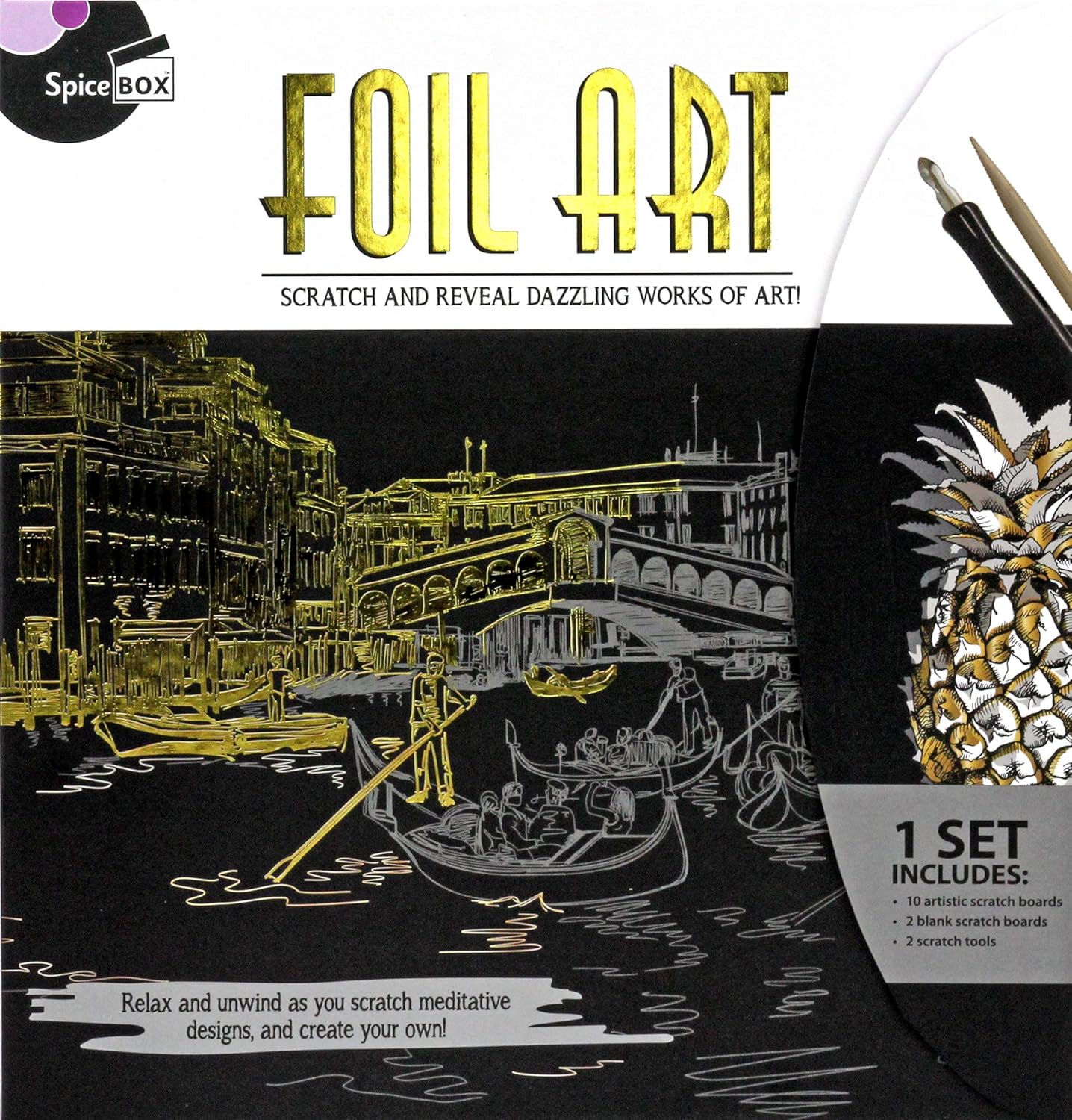 Spice Box - Foil Art