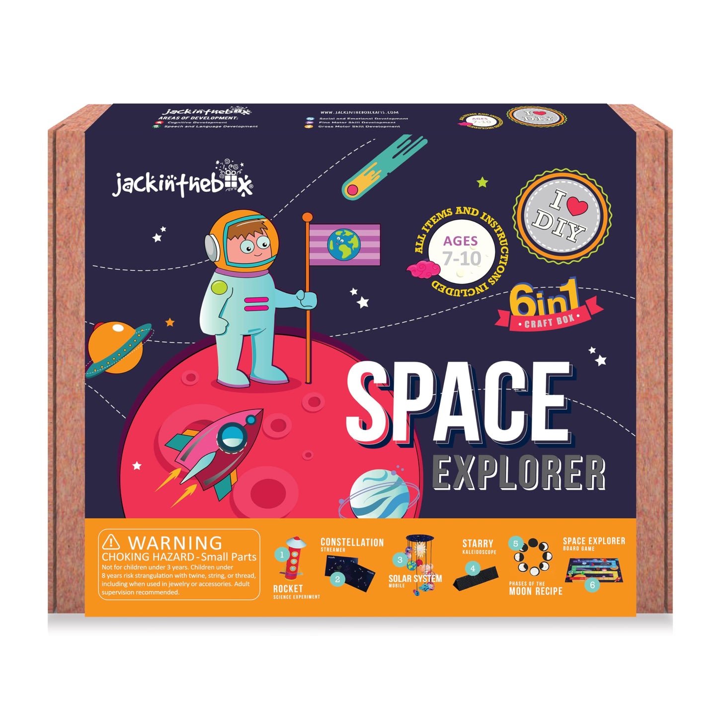 All Things Space – 6-in-1 STEM Craft Kit for Kids