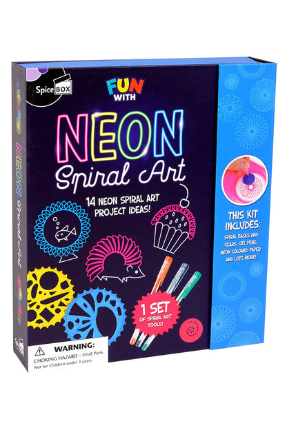 Spice Box - Neon Spiral Art