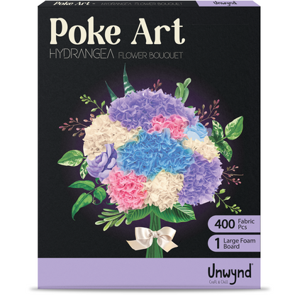 Unwynd – Poke Art Hydrangea Flower Bouquet Craft Kit