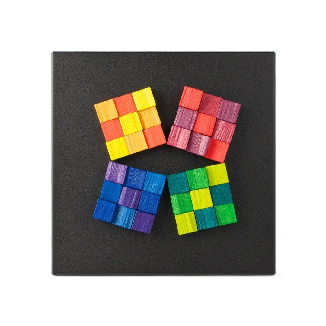 Puzzle Madera Imantada 36 piezas cuadradas