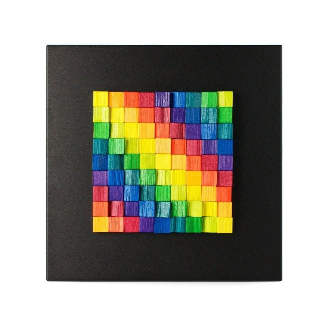 Puzzle Madera Imantada 81 piezas cuadradas