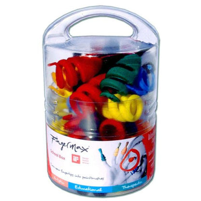 FingerMax School Box 12 Pinceles de Dedos Large