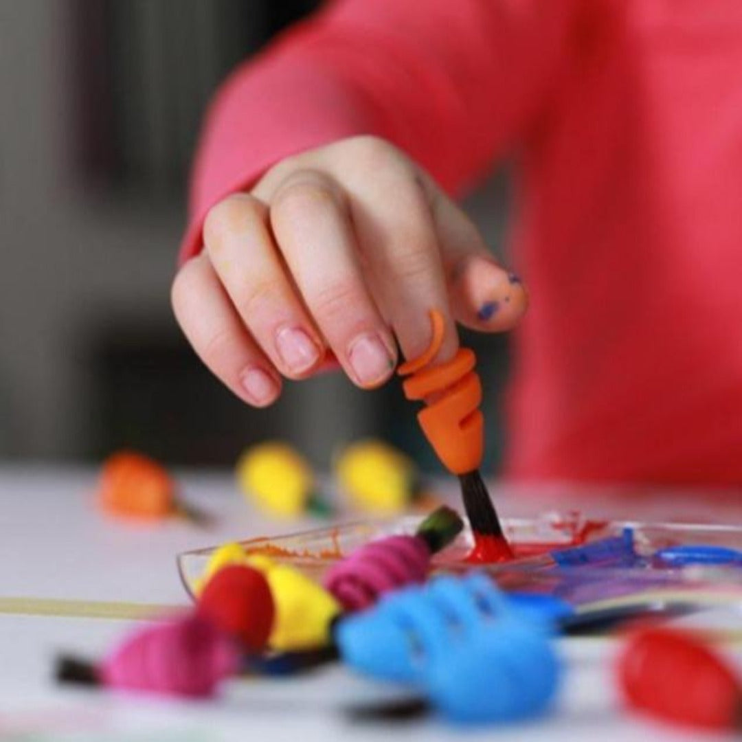 FingerMax WaveBox set pinceles de dedo y pinturas